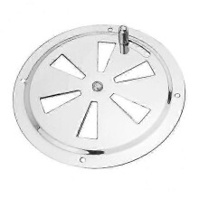 Abatimento de Ar Redondo Aço Inoxidável 316 com Efeito Espelhado Diâmetro 128mm (Pacote de 2) para Barco Marítimo Caravana