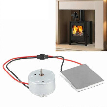 Fireplace Fan Generator Motor for Fireplace Fan, Metal Construction 40x40mm, Spare Part