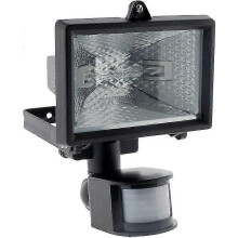 Buitenverlichting met halogeenlamp, 180-sensortimer, bereik van 12 meter en 120W R7S-lamp voor directe verlichting.