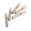 5PCS Red LED Lighted Nocks for 6.2mm Arrows, Easy Install 1