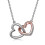 (silver)Necklace For Girlfriend Double Necklace 1