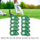 10pcs PU Green Four-Leaf Clover Head Covers 3