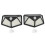 2Pcs Solar Motion Light 4Sided 18650 800mAh Black 3