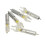5PCS LED Lighted Nocks for 6.2mm Arrows, Yellow, Easy Install 9