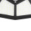 2Pcs Solar Motion Light 4Sided 18650 800mAh Black 10