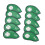 10pcs PU Green Four-Leaf Clover Head Covers 8