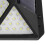 2Pcs Solar Motion Light 4Sided 18650 800mAh Black 12