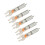 5PCS Red LED Lighted Nocks for 6.2mm Arrows, Easy Install 12