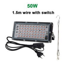 LED Grow Light 200W Full Spectrum Adjustable Gooseneck IP65 Waterproof for Indoor Greenhouse Hydroponics Plants