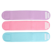 3PCS Anti Aging Gel Neck Wrap, Cotton, Washable, 48cm Pink/Blue/Purple