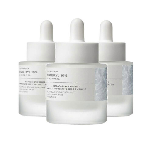 (3pcs)1-3X Madagascar Centella Matrixyl 10% Boosting Shot Ampoule Essence