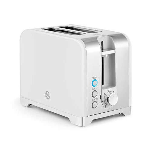 Swan Swan Solace White Kettle & 2 Slot Toaster Set 2