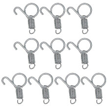 (S) 10 Pcs Metal Door Hooks Sturdy Tension Fixing For Wire Rabbitbirdhamster