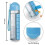 (Blue)Myvita 7-Day Water Bottle Organizer,Water Bottles with Pill Storage,Pill Tracker 3