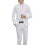 (White,M)Mens Formal Suit Blazer Jacket + Trousers Sets 1