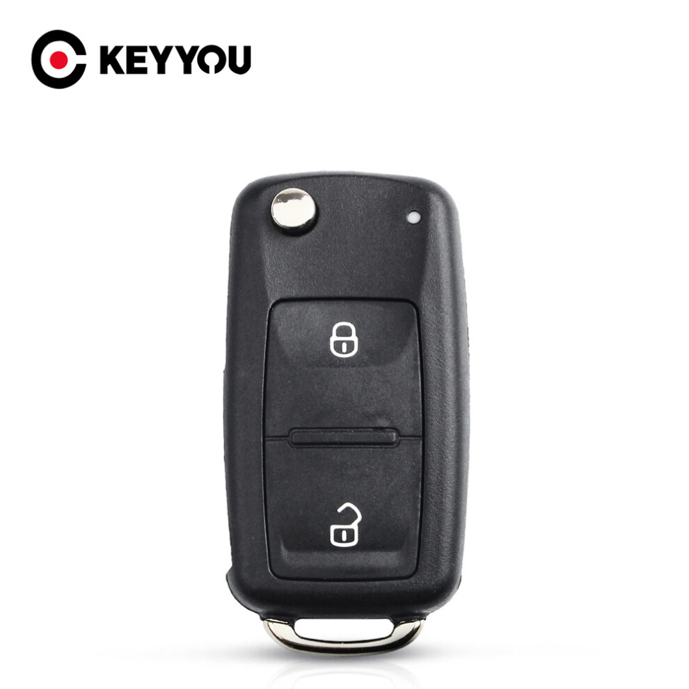 2 Button Uncut Folding Flip Remote Key Replacement Case Fob Shell For Vw For Volkswagen Transporter T5 Polo G 6935161694086