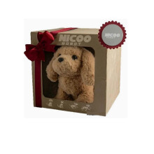 (Gold)Nico Robot Dog,Cat,Penguin,Panda,My Realistic Robot Puppy,Cat, Interactive Plush Toy That Acts Like a Real Puppy,Cat