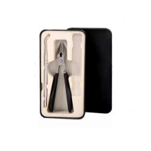 (Black) Wide Jaw Opening Anti-Splash Slanted Clipper,Slanted Nail Clippers No Splash