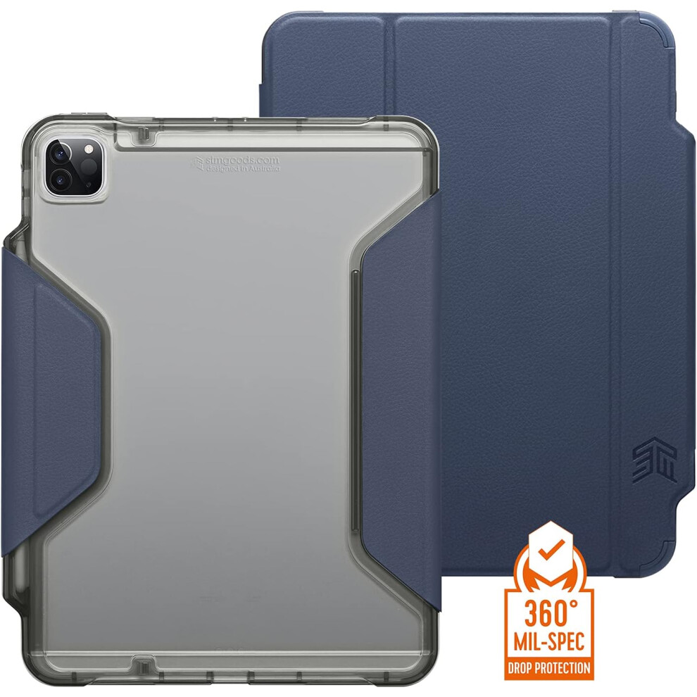 Stm Dux Studio Impact Folio Case Apple Ipad Pro 11" Blue 742186991429