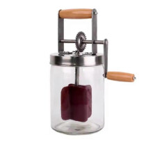 (1000ML, General Style) 1500ML Butter Churner Clear Glass Silic Home Butter Maker