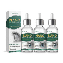 3x Nano Eye Drops Serum for Dry Eyes & Blurriness, Sterile Deep Repair Solution for Dryness, Presbyopia & Eye Strain Relief
