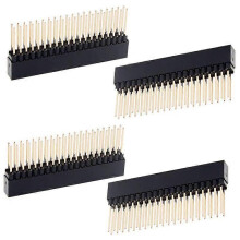 Connecteurs empilables 2 x 20 (40 broches) pour Raspberry Pi A+/B+/Pi 2/Pi 3 Connecteurs extra hauts (Lot de 4)