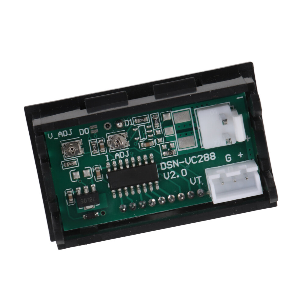 0-100V 50A Digital Voltmeter Ammeter Red Blue LED