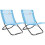 Lot de 2 chaises de plage pliables - O'Beach - Dimensions : 58 x 47 x 61 cm 1