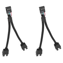 2 câbles extension USB 2.0 9 broches en Y