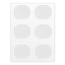 Ensemble de 6 pièces : sourdine pour caisse claire, coussinet amortisseur en gel, sourdine pour tom, percussions.
