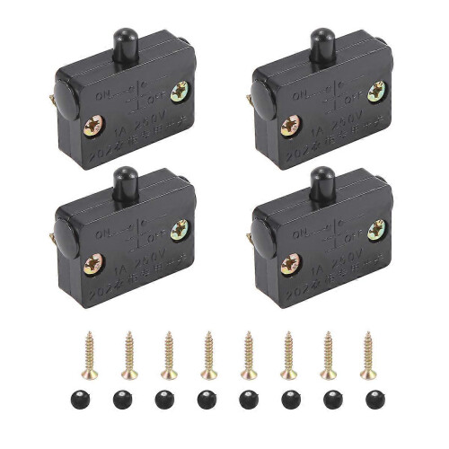 Interrupteur armoire 4pcs 12-110V ouverture automatique