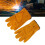 Protective Cowhide Leather Work Gloves for Heat Resistance Driver & Welding 3