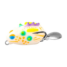(2#) Thunder Frog Bait Fishing Lures Lifelike Shape Bright Color with Realistic Details for Bass Trout Walleye Crappie