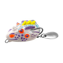 (5#) Thunder Frog Bait Fishing Lures Lifelike Shape Bright Color with Realistic Details for Bass Trout Walleye Crappie