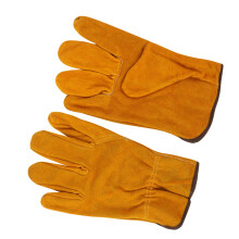 Protective Cowhide Leather Work Gloves for Heat Resistance Driver & Welding