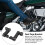 360 Adjustable Motorcycle Foot Peg Highway Bracket Rugged Black Touring 7