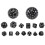 Dés polyédriques D3-D100 pour jeux de rôle, 15 pièces 1