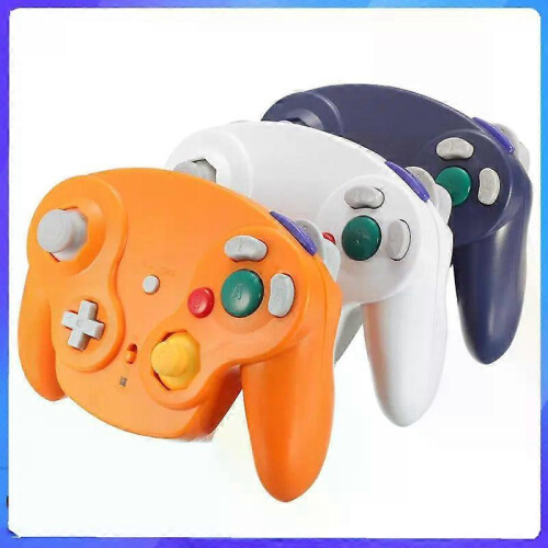 (04 Wired) Wireless Gamecube Controller 2.4G Wireless Classic Gamepad With Receiver Adapter Wired Gamepads For NGC Console Games 1