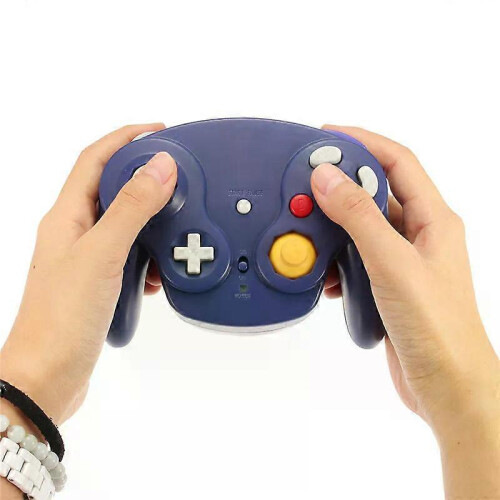 (04 Wired) Wireless Gamecube Controller 2.4G Wireless Classic Gamepad With Receiver Adapter Wired Gamepads For NGC Console Games 2