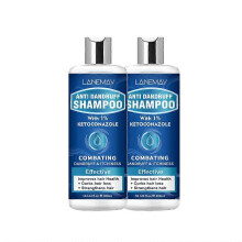 (2PCS)1-5x Anti-Dandruff Shampoo with 1% Ketoconazole, Fresh Scent,300ml