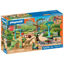Playmobil 72070 Zoo: Abenteuerpark mitten in der Wildtierwelt