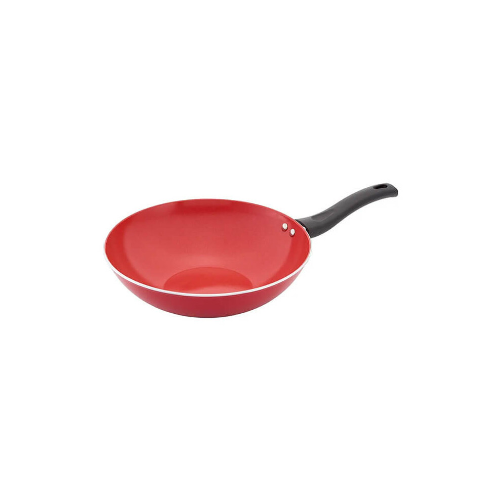 Judge Ceraglide Non-Stick 28Cm Red Wok