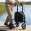 Gr8 Home Lightweight 3 Wheel Rollator Walker Folding 1