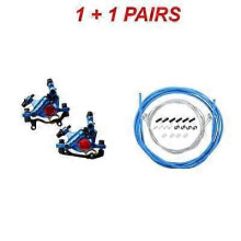 (P 11andbrake Line Tube) MTB Road XTECH HB-100 MTB Road Line Pulling Hydraulic Disc Brake Calipers Front