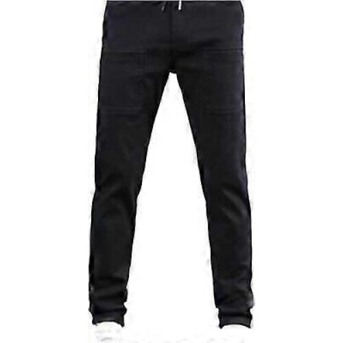 (S,Black)Mencomfy Multipants - High Stretch Multi-Pocket Durable Cargo Pants Lightweight