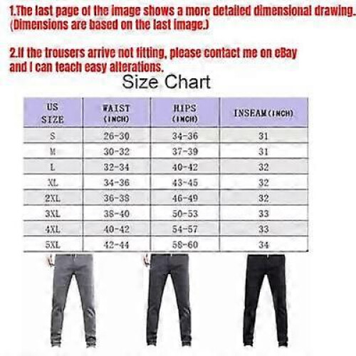 (4XL,Black)Mencomfy Multipants - High Stretch Multi-Pocket Durable Cargo Pants Lightweight 2