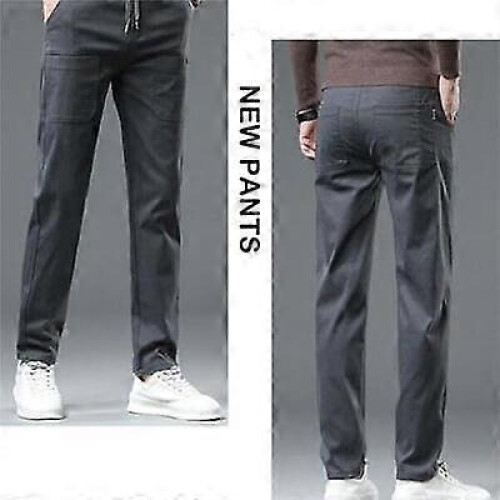 (3XL,Dark Grey)Mencomfy Multipants - High Stretch Multi-Pocket Durable Cargo Pants Lightweight 2
