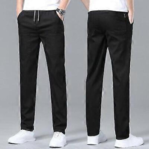 (4XL,Dark Grey)Mencomfy Multipants - High Stretch Multi-Pocket Durable Cargo Pants Lightweight 2