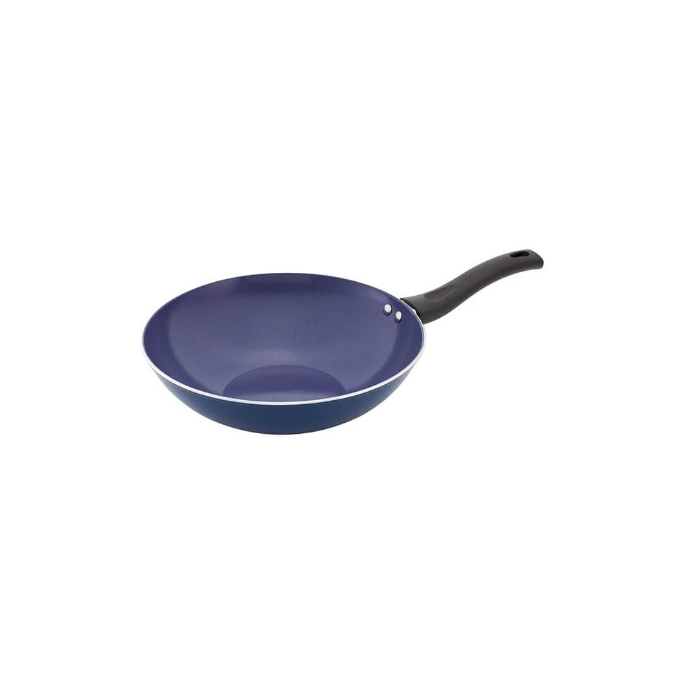 New Judge Ceraglide Non-Stick 28Cm Wok Blue Jccw28b