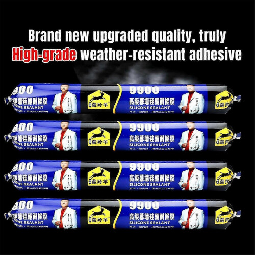 (White) Silicone Sealnts 9900 – Multi-Purpose Waterproof Adhesive Sealnts High-Strength 1